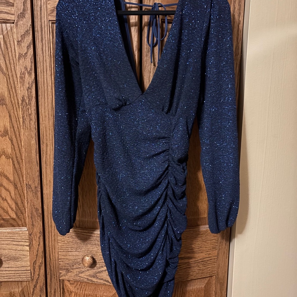 Windsor Sparkling Midnight Blue Mini Dress